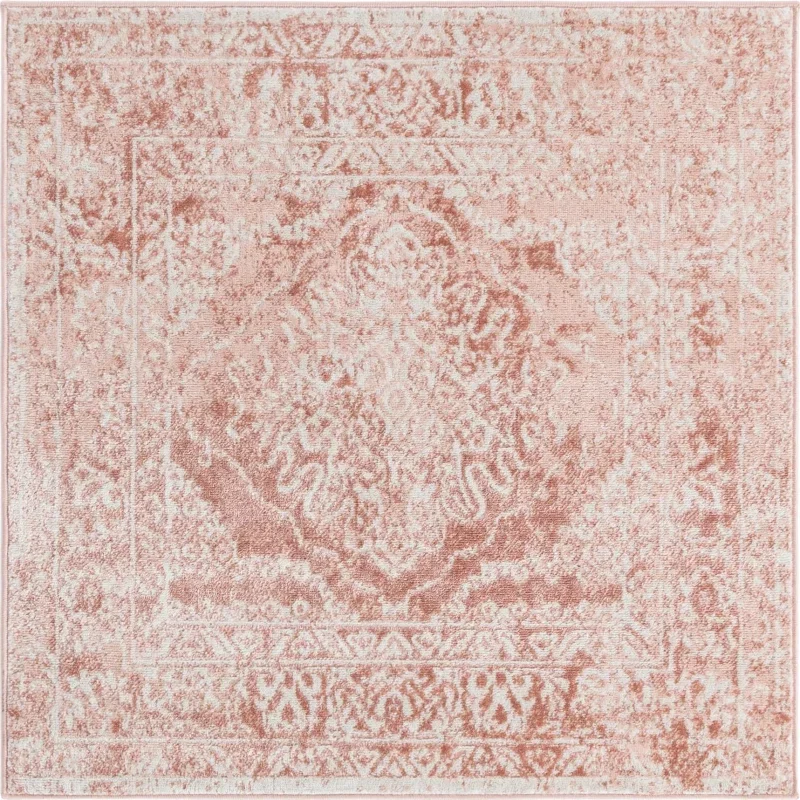 universal medallon sutil en rosa