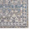Tapete Valencia Diamante Tribal en Gris y Azul