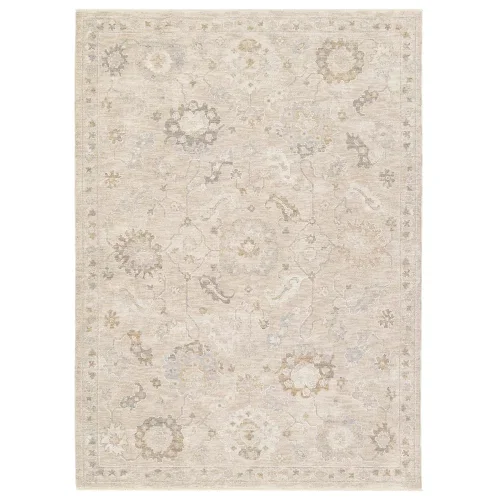 Tapete Vega Floral Oushak en Beige