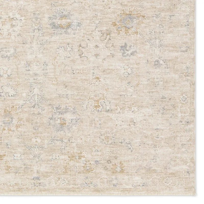 Tapete Vega Oushak Floral en Beige