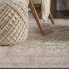 Tapete Viena Motivo Botánico Desgastado en Blanco y Gris