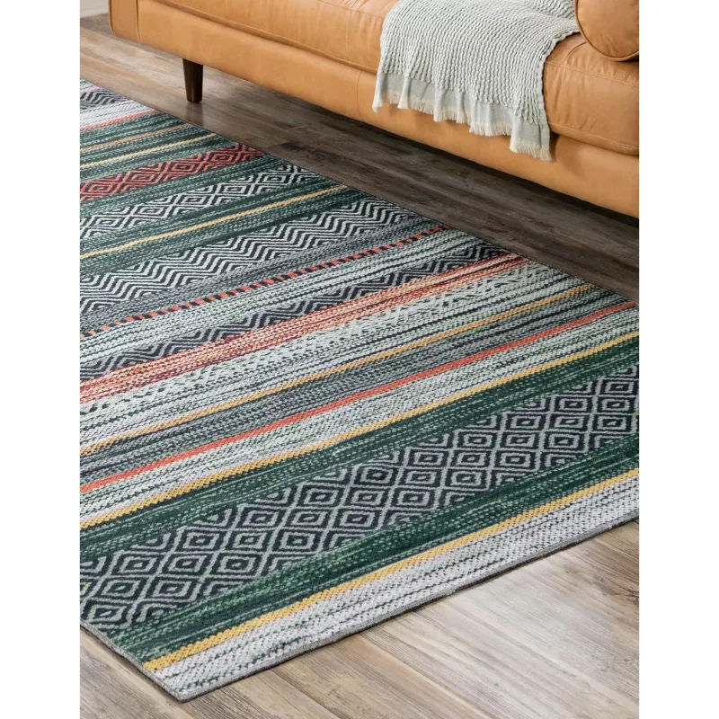 yala geometrico en verde