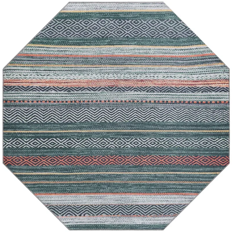 yala geometrico en verde