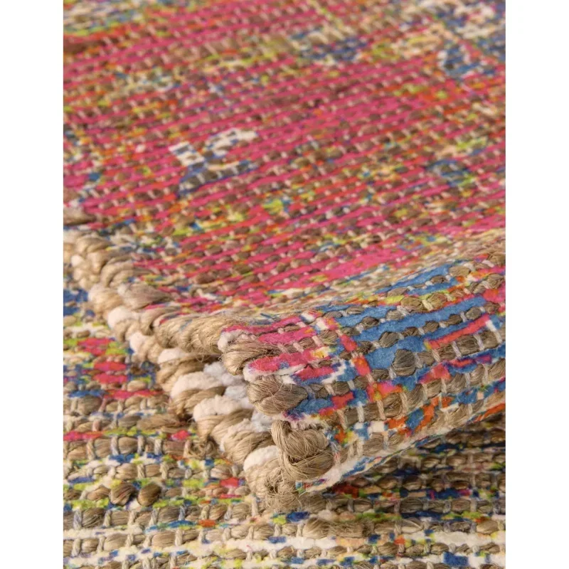 yute y chenille diamante multicolor