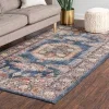 Tapete Zafiro Medallón Ornamental en Azul