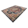 zafiro medallon floral persa en azul oscuro