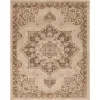 zafiro medallon floral persa en beige