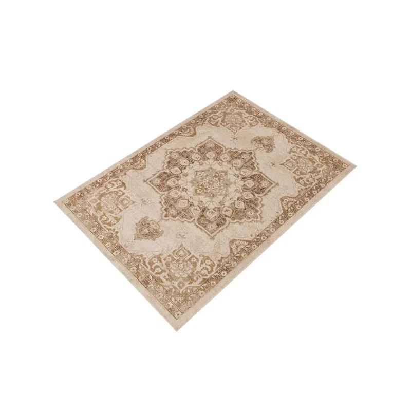 zafiro medallon floral persa en beige