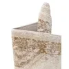 zafiro medallon floral persa en beige
