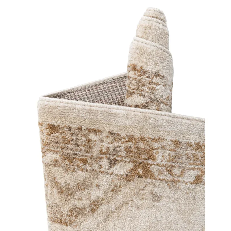 zafiro medallon floral persa en beige