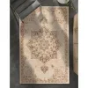 Tapete Zafiro Medallón Floral Persa en Beige