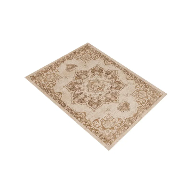 zafiro medallon floral persa en beige