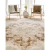 zafiro medallon floral persa en beige