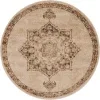 zafiro medallon floral persa en beige