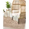zafiro medallon geometrico abstracto en beige