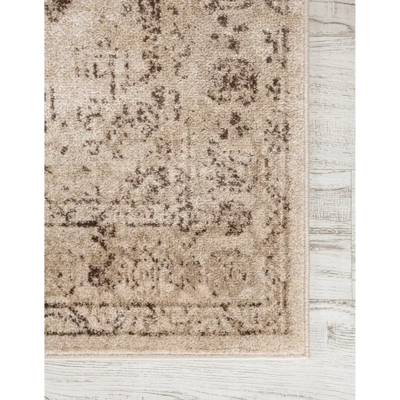 zafiro medallon geometrico abstracto en beige
