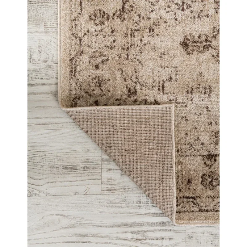 zafiro medallon geometrico abstracto en beige