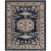 zafiro medallon geometrico en azul oscuro