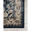 zafiro medallon geometrico en azul oscuro