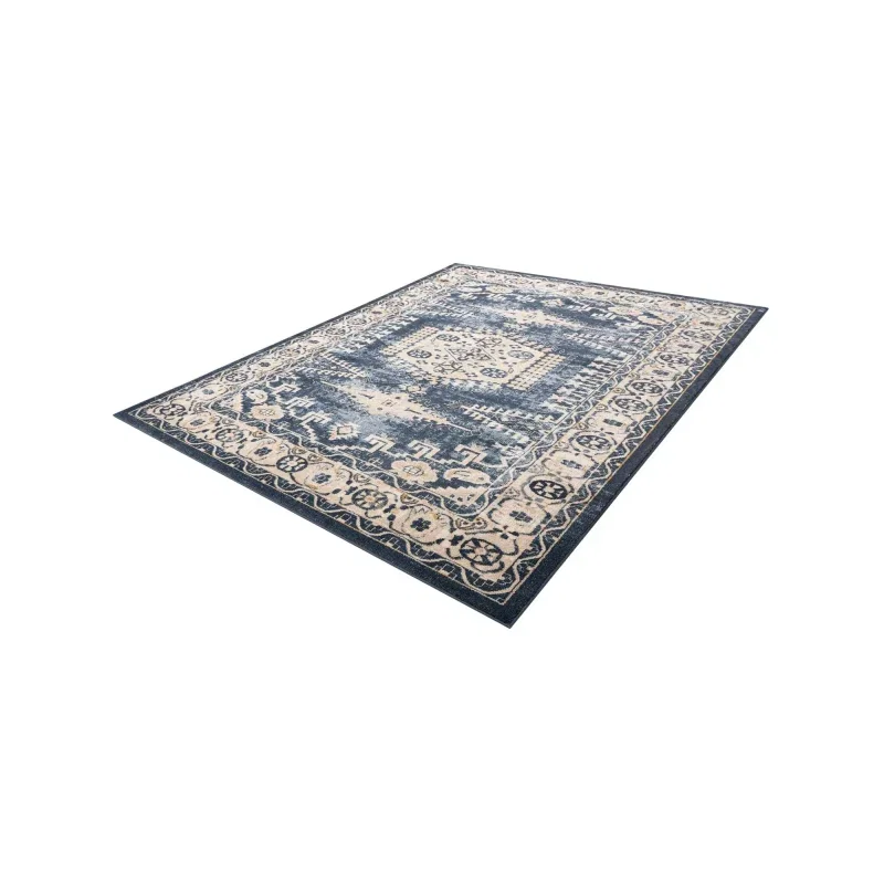 zafiro medallon geometrico en azul oscuro