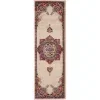 zafiro medallon geometrico en crema