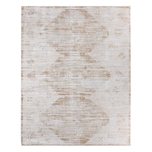 Tapete Zarina Geométrico Desgastado en Beige