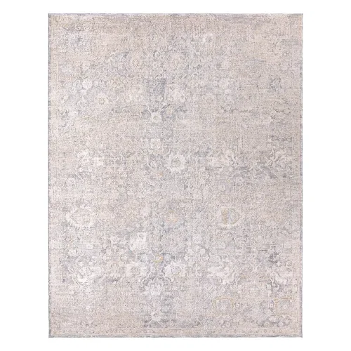Tapete Zarina Ramita Oriental Vintage en Beige y Gris