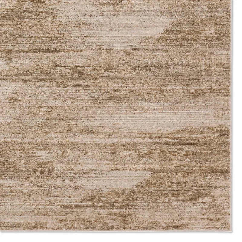 Tapete Zen Formas Fluidas en Beige Taupe