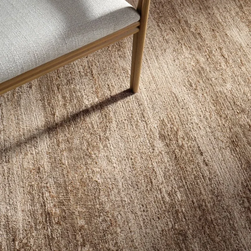 Tapete Zen Formas Fluidas en Beige Taupe
