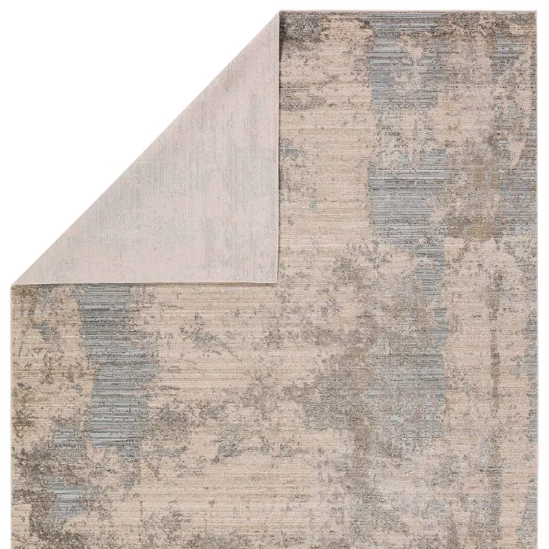 Tapete Zen Vetas de Mármol en Beige y Azul