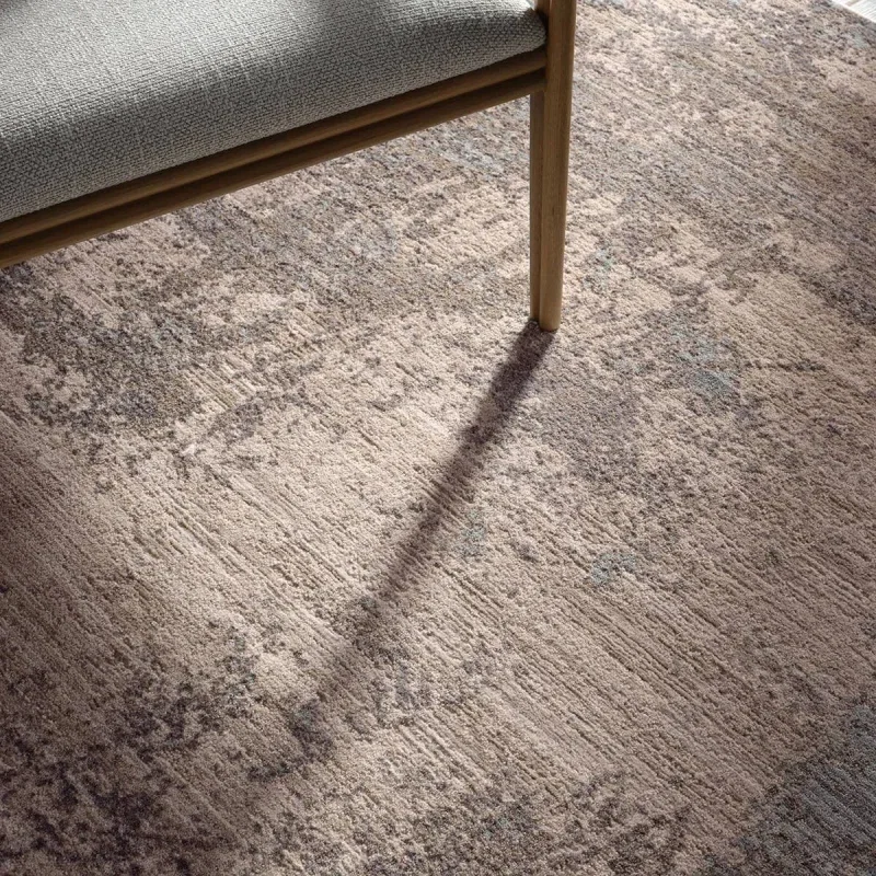 Tapete Zen Vetas de Mármol en Beige y Azul