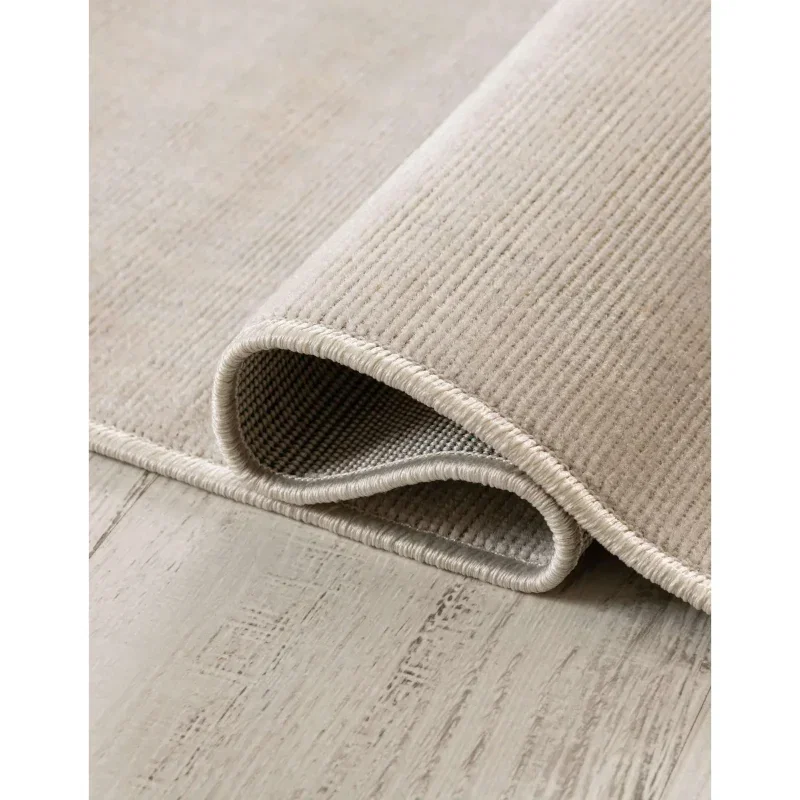 Tapete William Solido en Beige - 2.40 Redondo