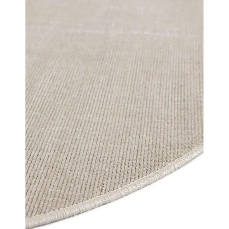 Tapete William Solido en Beige - 2.40 Redondo