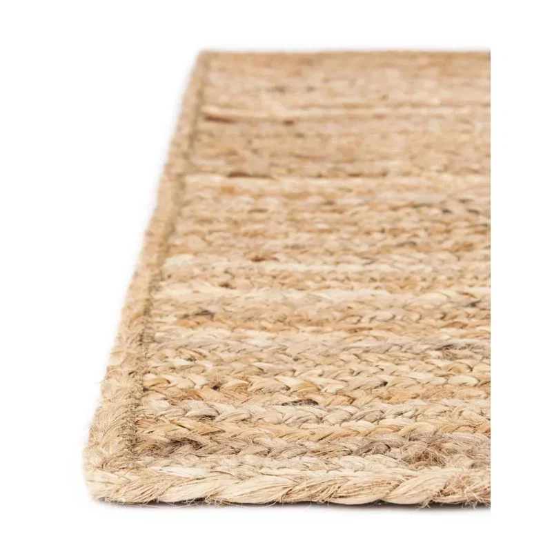 Tapete Tejido de Yute en Natural - 1.80 Cuadrado