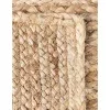 Tapete Tejido de Yute en Natural - 1.80 Cuadrado