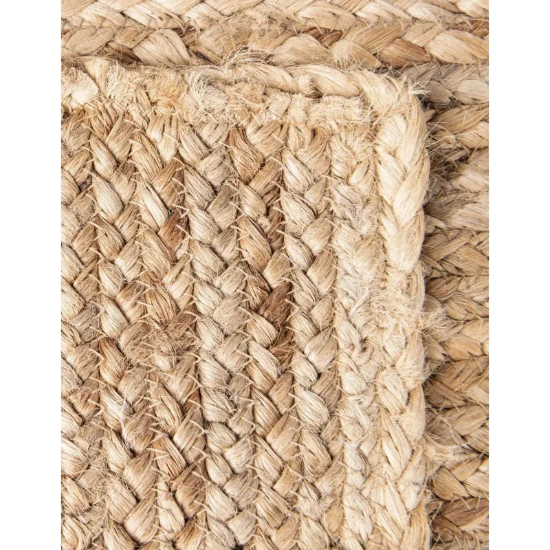 Tapete Tejido de Yute en Natural - 1.80 Cuadrado