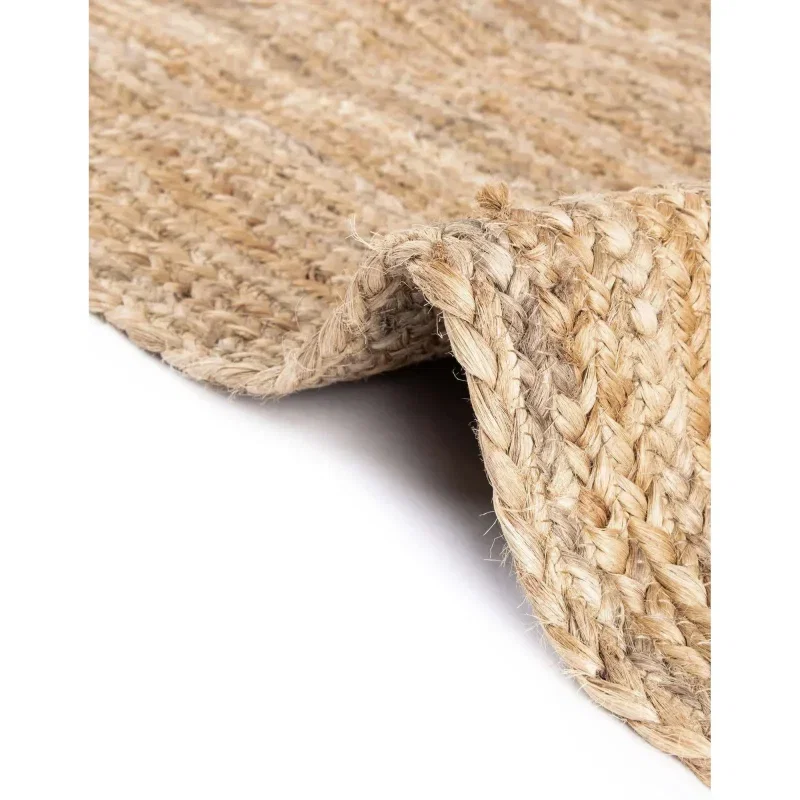Tapete Tejido de Yute en Natural - 1.80 Cuadrado