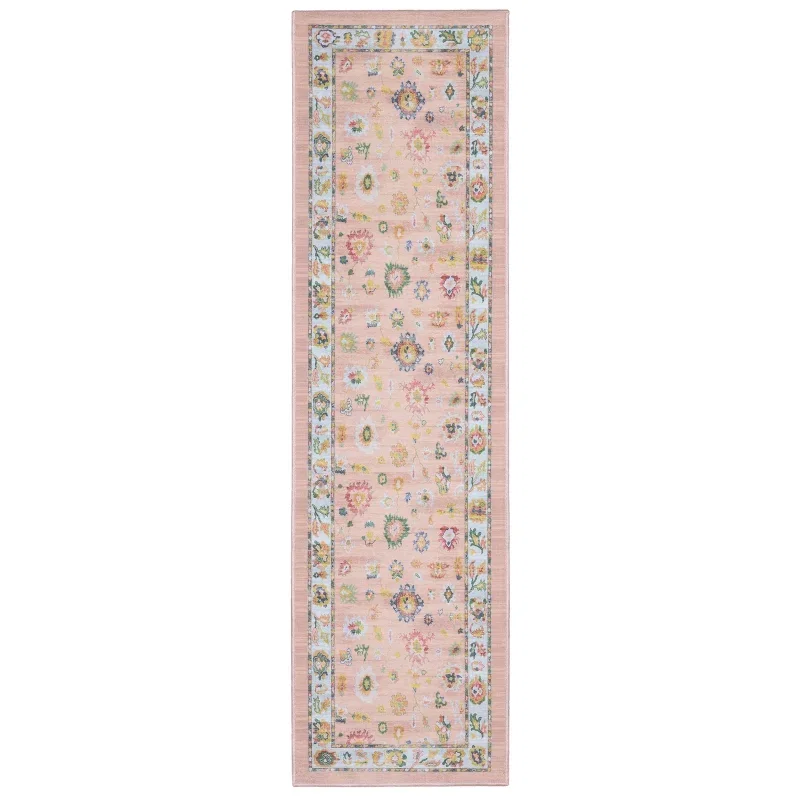 Tapete Adina Floral en Rosa con Marfil