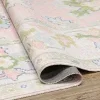 Tapete Adina Floral en Rosa Pastel con Verde