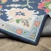 Tapete Adina Floral Vibrante en Azul Marino