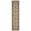 Tapete Alameda Floral Ornamental en Marfil