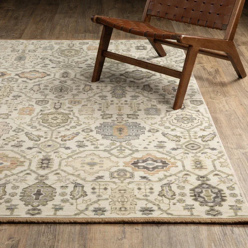 Tapete Alameda Floral Suave en Marfil