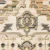Tapete Alameda Khotan en Marfil, detalle de la textura