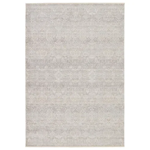Tapete Albin Floral en Gris y Topo