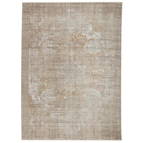 Tapete Albin Vintage en Gris y Oro