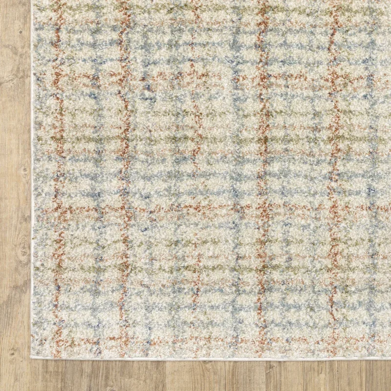 Tapete Ámbar Cuadrícula en Beige