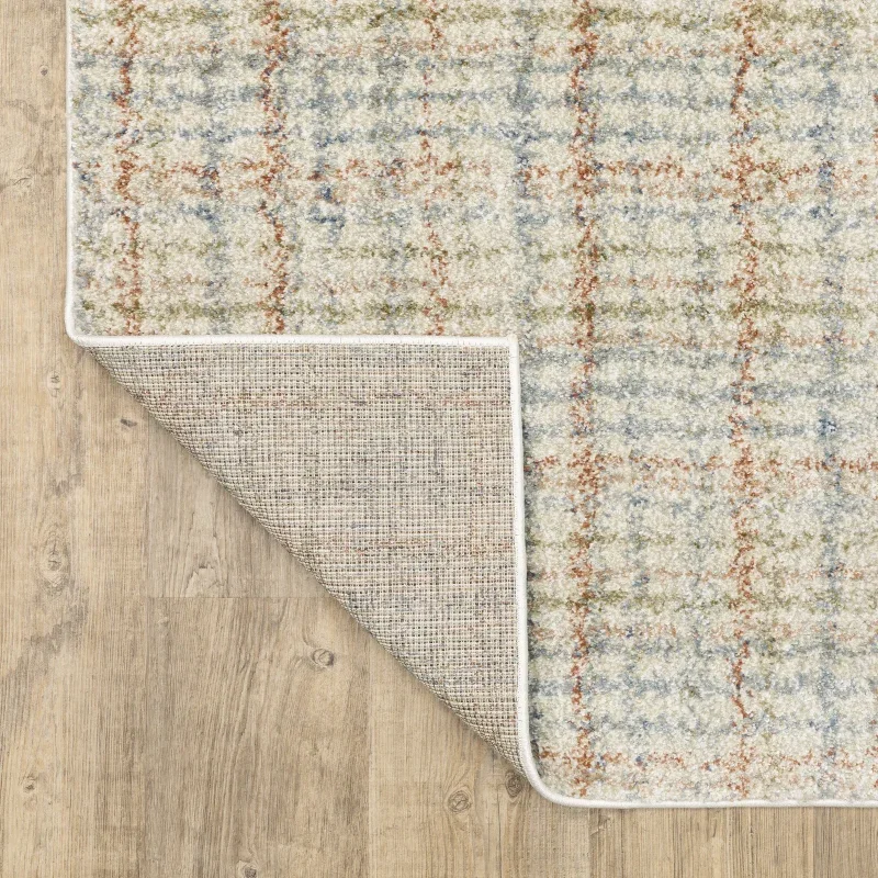 Tapete Ámbar Cuadrícula en Beige