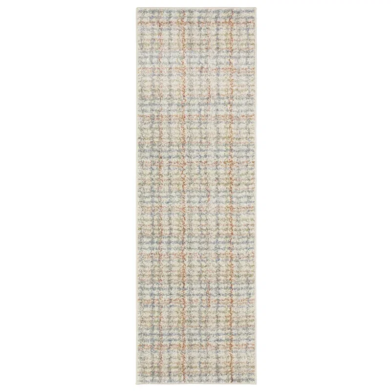 Tapete Ámbar Cuadrícula en Beige