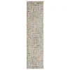 Tapete Ambrosia Espiga en Beige Gris