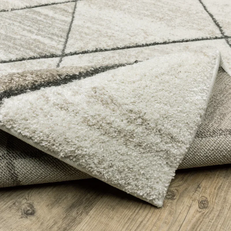 Tapete Ambrosia Mosaico de Rombos en Beige